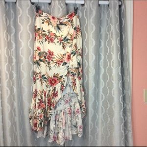 Hibiscus High Low Skirt